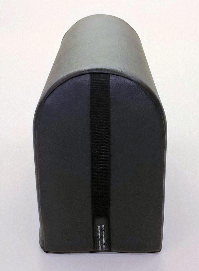 end view of leg bolster standing upright