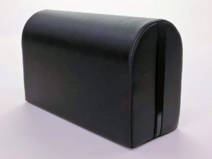 angle view of leg bolster standing upright