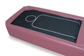 cloth cover with body outline for sidmar table
